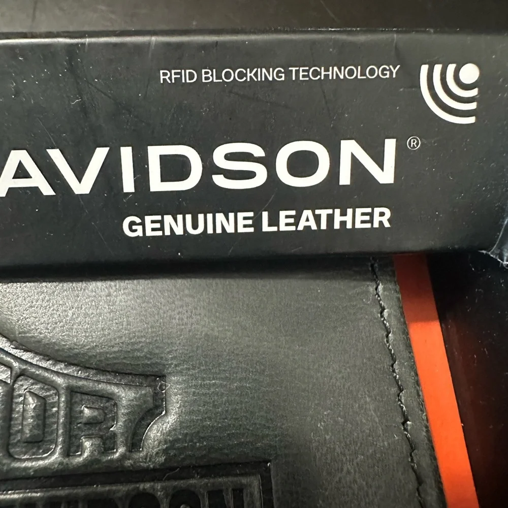 🆕Harley Davidson Bifold Leather Wallet